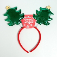 Карнавальный ободок &laquo;Ёлка&raquo;, со звездой