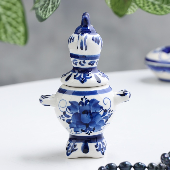 Сувенир &laquo;Самовар&raquo;, гжель