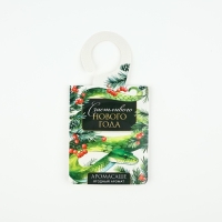 Ароматизатор на вешалке новогодний «Новый год: Счастливого нового года», аромат ягодный, 8 х 15,5 см Ароматизатор на вешалке новогодний «Новый год: Счастливого нового года», аромат ягодный, 8 х 15,5 см