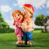 Садовая фигура "Мальчик с девочкой" средняя 21х23х48см МИКС Садовая фигура "Мальчик с девочкой" средняя 21х23х48см МИКС