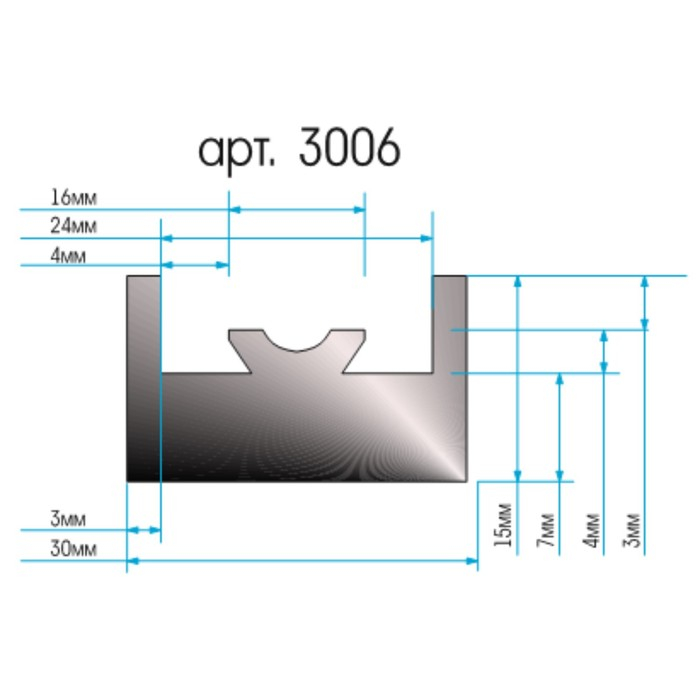 Направляющая гусеницы снегохода, склизы, Рысь, Yamaha, профиль №12, 150 см Направляющая гусеницы снегохода, склизы, Рысь, Yamaha, профиль №12, 150 см