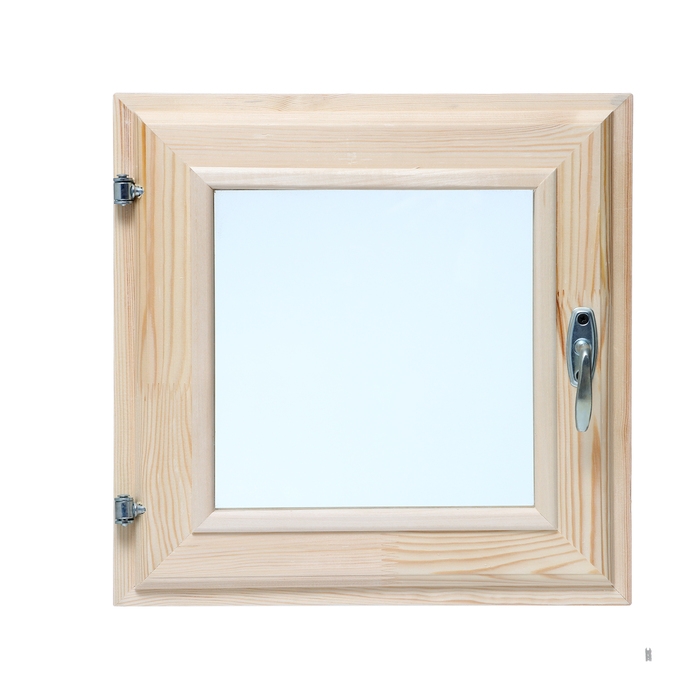 Окно, 40&times;40см, двойное стекло, из хвои