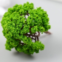 Искусственное растение для творчества пластик "Зелёное дерево" 6 см