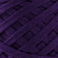 Трикотажная пряжа "Риббон" 85м/170&plusmn;5 гр (Баклажан)