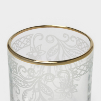 Набор подарочный «Акация», стеклянный, 12 предметов: 6 бокалов 200 мл, 6 стопок 50 мл, гравировка, отводка золотом Набор подарочный «Акация», стеклянный, 12 предметов: 6 бокалов 200 мл, 6 стопок 50 мл, гравировка, отводка золотом