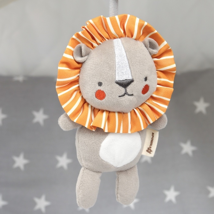 Подвеска - погремушка &laquo;Львенок Леон&raquo;, с пищалкой, на кроватку, коляску, Крошка Я