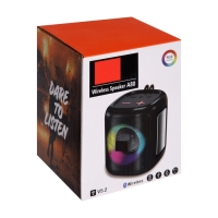 Портативная колонка A80, 8 Вт, 1200 мАч, подсветка, micro SD, чёрная Портативная колонка A80, 8 Вт, 1200 мАч, подсветка, micro SD, чёрная