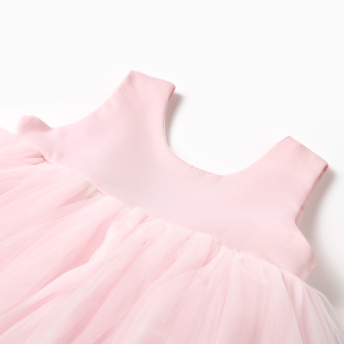 Платье детское нарядное KAFTAN рост 120, пыльно-розовый Платье детское нарядное KAFTAN рост 120, пыльно-розовый