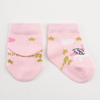 Носки детские Крошка Я &laquo;Единорог&raquo;, цвет розовый, 10-12 см