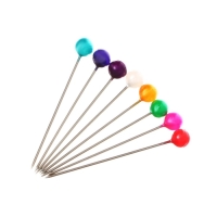 Булавки с цветной головкой GLOBUS, 100 шт., 30 мм Булавки с цветной головкой GLOBUS, 100 шт., 30 мм