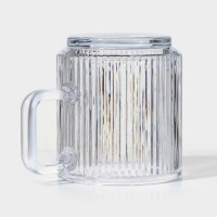 Кружка стеклянная «Грани», 350 мл, 8,5×9,5 см Кружка стеклянная «Грани», 350 мл, 8,5×9,5 см