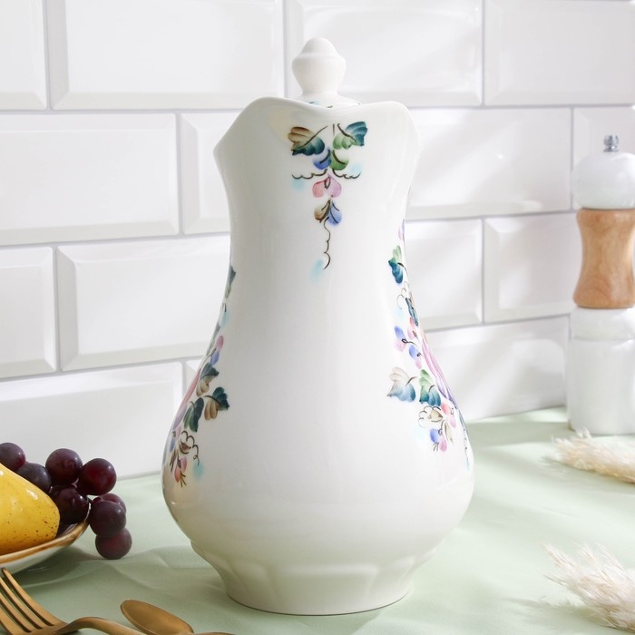 Кувшин &laquo;Клубничка вар. 2&raquo;, с крышкой, 2 л, 10&times;27 см, 1 сорт, авт. Рогочая Н.В.