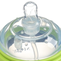 Бутылочка для кормления M&B, ШГ &Oslash;70мм, 150мл., силиконовая колба, цвет зеленый