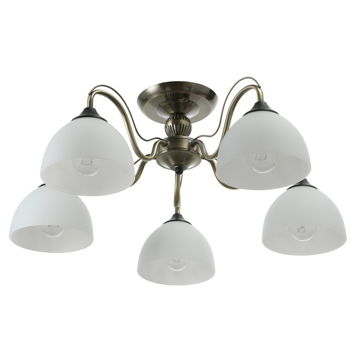 Люстра "Элейна" 5хЕ27 40Вт бронза 50х50х28 см BayerLux