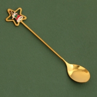 Новый год. Подарочный набор ложек с подвесами &laquo;Тепла и уюта&raquo;, 2 шт, 3 х 15,5 см