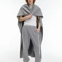 Полотенце спортивное Hard Work, серое