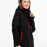 Куртка-трансформер женская Matrix черная с красным, размер M