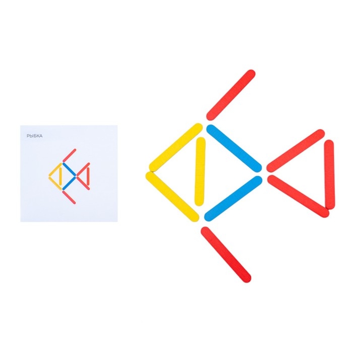 Игра развивающая деревянная &laquo;Палочки в стаканчиках&raquo;