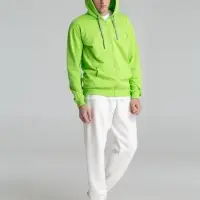 Толстовка на молнии с капюшоном Unit Siverga зеленое яблоко, размер XS