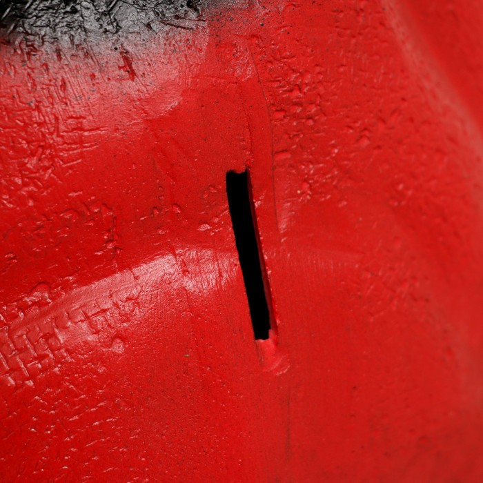 Копилка "Мешок заначка" красный 22х27см