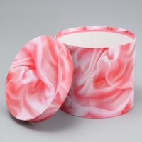 Набор шляпных коробок 5 в 1, упаковка подарочная, &laquo;Вуаль&raquo;, 13 х 14 ‒ 19.5 х 22 см