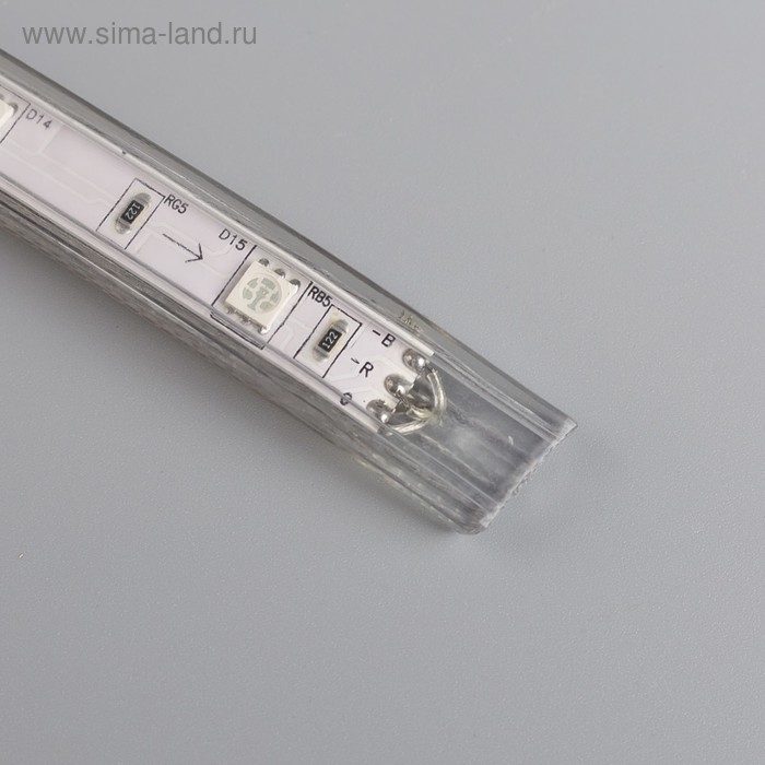 Светодиодная лента Ecola 14 &times; 7 мм, 10 м, IP68, SMD5050, 30 LED/м, 7.2 Вт/м, 220 В, RGB