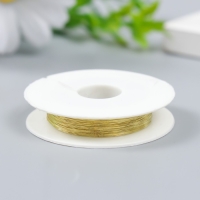 Проволока для творчества "Astra" 0,2 мм, 10 м, золото Проволока для творчества "Astra" 0,2 мм, 10 м, золото