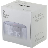 Умная колонка "Новая Яндекс Станция Мини" (YNDX-00020G), голосовой помощник Алиса,10Вт, с часами, серая Умная колонка "Новая Яндекс Станция Мини" (YNDX-00020G), голосовой помощник Алиса,10Вт, с часами, серая