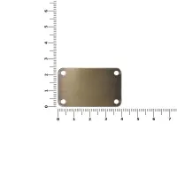 Шильдик металлический Furo, бронзовый