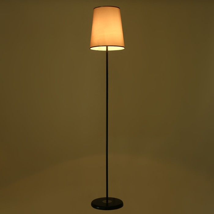 Торшер 6601 1х15Вт Е27 черный/серый