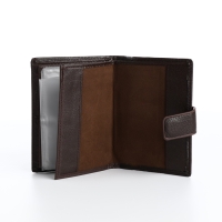 Портмоне мужское на магните 3 в 1, отдел для автодокументов, паспорта, цвет коричневый Портмоне мужское на магните 3 в 1, отдел для автодокументов, паспорта, цвет коричневый