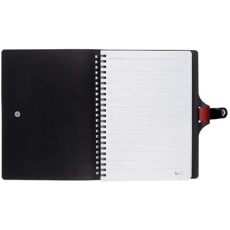 Ежедневник Strep Front на заказ, недатированный, красный