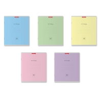 Тетрадь 48 листов в линейку ErichKrause "Классика", обложка мелованный картон, блок офсет 100% белизна, микс Тетрадь 48 листов в линейку ErichKrause "Классика", обложка мелованный картон, блок офсет 100% белизна, микс