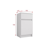 Тумба для обуви Мори, 400х354х720, Белый