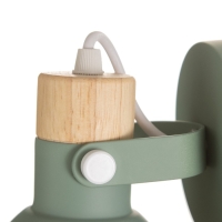 Бра "Адела" Е27 40Вт зеленый 14х23х11 см Бра "Адела" Е27 40Вт зеленый 14х23х11 см