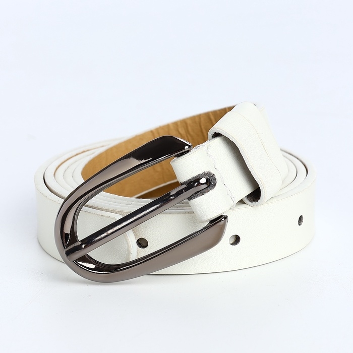 Ремень женский, ширина 1,6 см, пряжка металл, цвет Ремень женский, ширина 1,6 см, пряжка металл, цвет