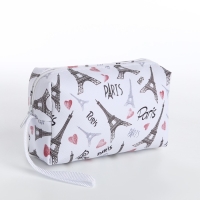 Косметичка на молнии, цвет белый Косметичка на молнии, цвет белый