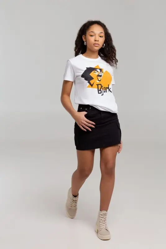 Футболка женская &laquo;Меламед. Bjork&raquo;, белая, размер L