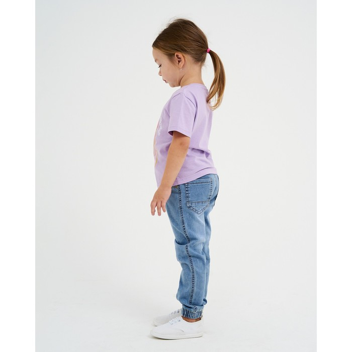 Футболка детская KAFTAN Футболка детская KAFTAN "Самая красивая" р.36 (134-140), сиреневый