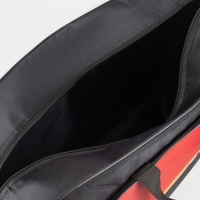 Сумка спортивная на молнии, наружный карман, большой размер, цвет чёрный/красный Сумка спортивная на молнии, наружный карман, большой размер, цвет чёрный/красный