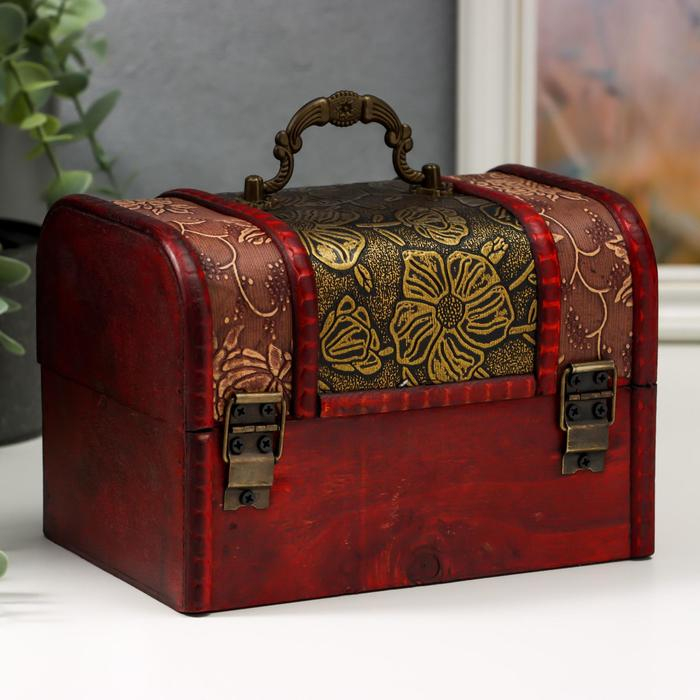 Шкатулка дерево Шкатулка дерево "Цветение" 12,2х17,7х12,5 см