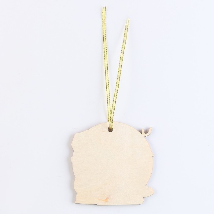 Ёлочная игрушка - подвеска деревянная «Новый год! Оленёнок» Ёлочная игрушка - подвеска деревянная «Новый год! Оленёнок»