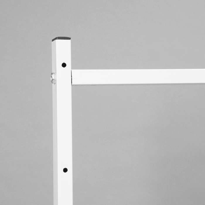 Накопитель разборный на колесах, 5 корзин, 58&times;53&times;146 см, цвет белый