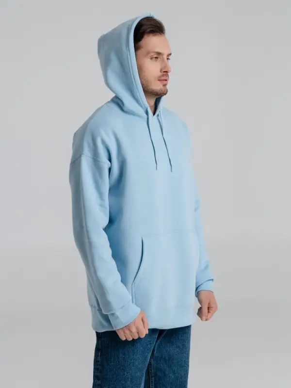 Толстовка с капюшоном Slam 320 голубая, размер XS