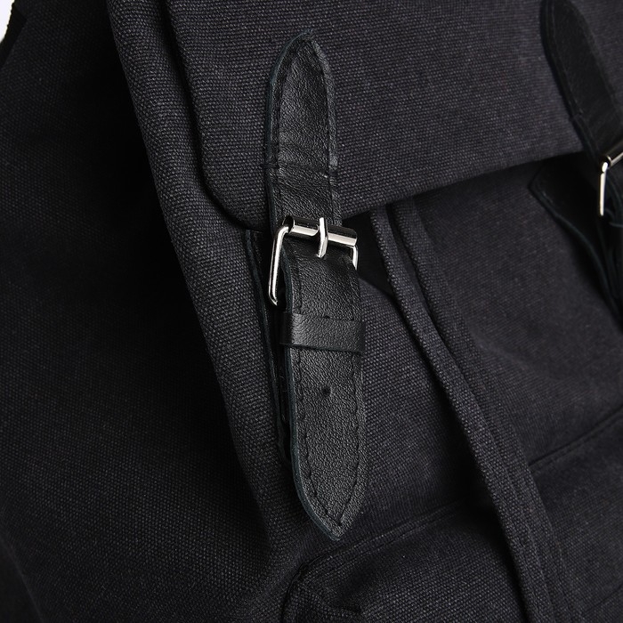 Рюкзак мужской городской, TEXTURA, текстиль, цвет чёрный Рюкзак мужской городской, TEXTURA, текстиль, цвет чёрный