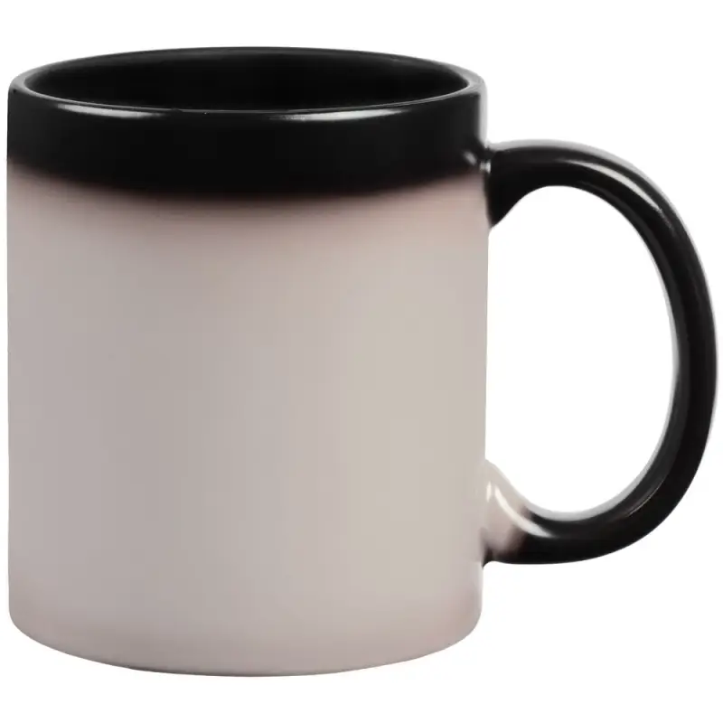 Кружка-хамелеон On Display, матовая, черная Кружка-хамелеон On Display, матовая, черная