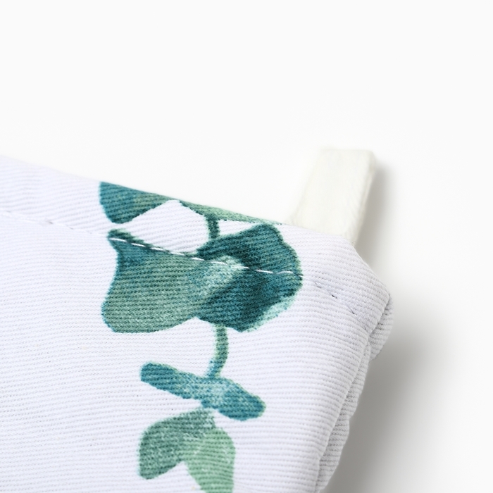 Варежка-прихватка Варежка-прихватка "Этель" Eucalyptus 20х27см,100% хлопок, саржа 190 гр/м2