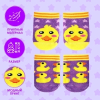 Одежда для пупса &laquo;Утята&raquo;, носочки, 2 пары