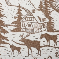 Набор салфеток 4 шт  &laquo;Волшебного нового года&raquo; цв.белый, 37*37 см