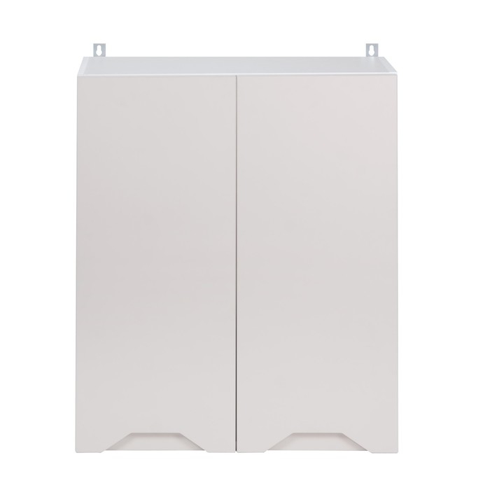 Шкаф навесной 800 Хельга, 800х300х720, Белый/Грей софт МДФ